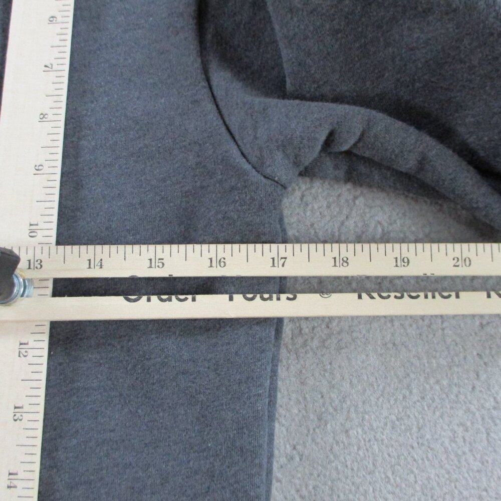 VERSACE Kids Logo Sweatshirt Size 12a Gray Logo Applique Fleece Sweater Crewneck - Picture 10 of 12